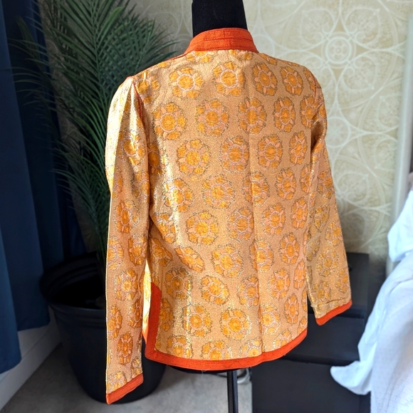 Moroccan Silk Jacquard Jacket - Picture 3 of 6